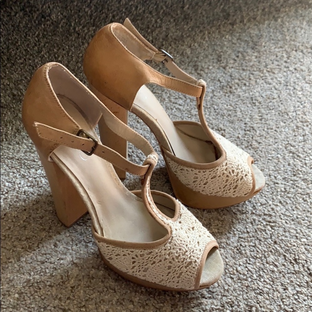 Tan Aldo Heels